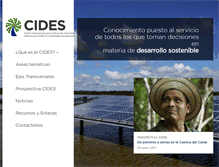 Tablet Screenshot of cides.net