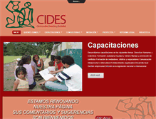 Tablet Screenshot of cides.org.ec